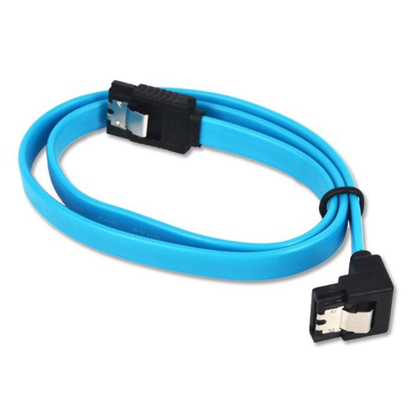 SATA Data Cable 90° With Clip