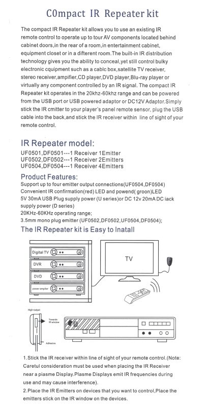 E Usb Ir Data Sheet