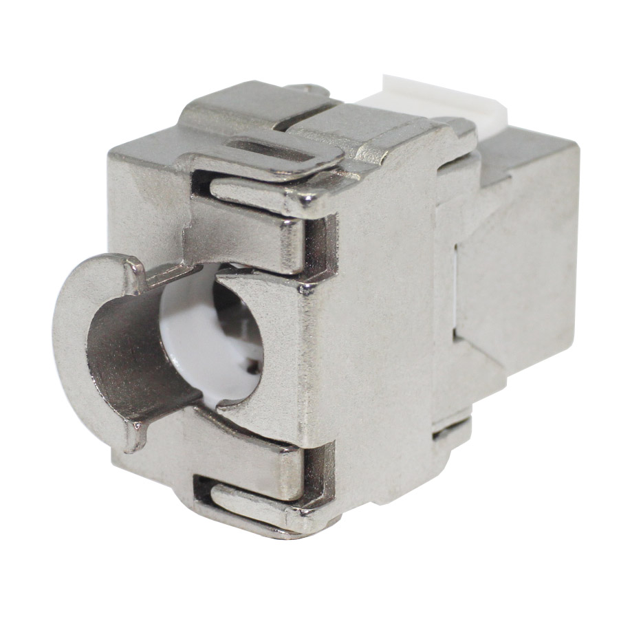 Luggar Keystone Jack CAT6A STP Toolless