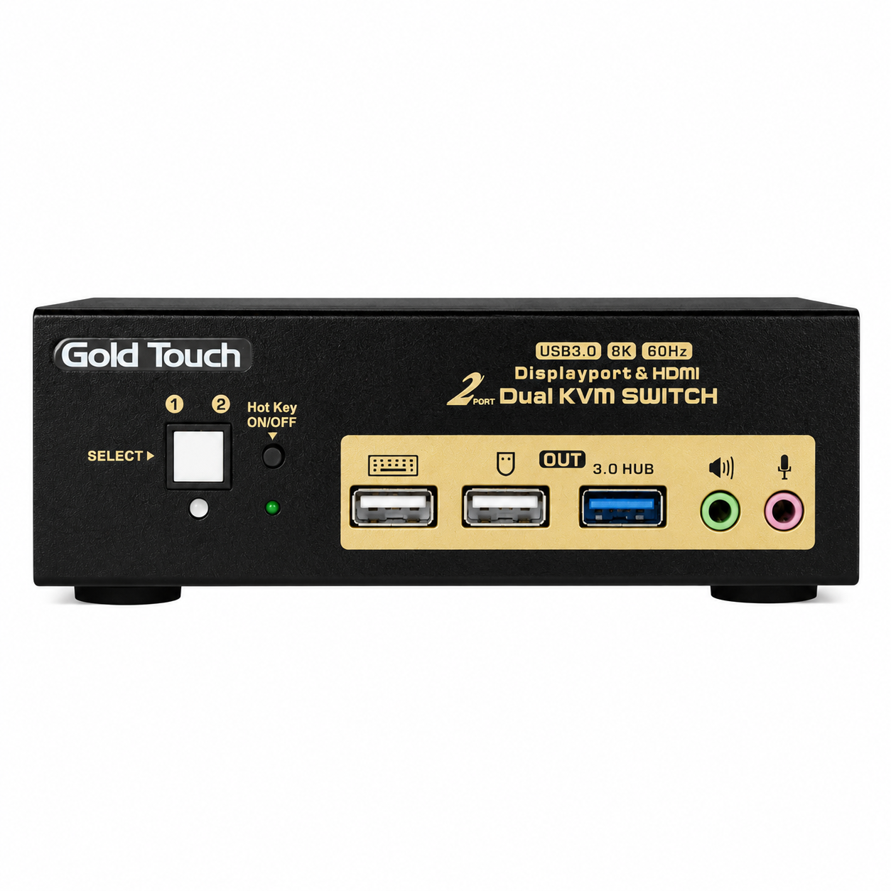 Dual monitor DP KVM - 2 Ports