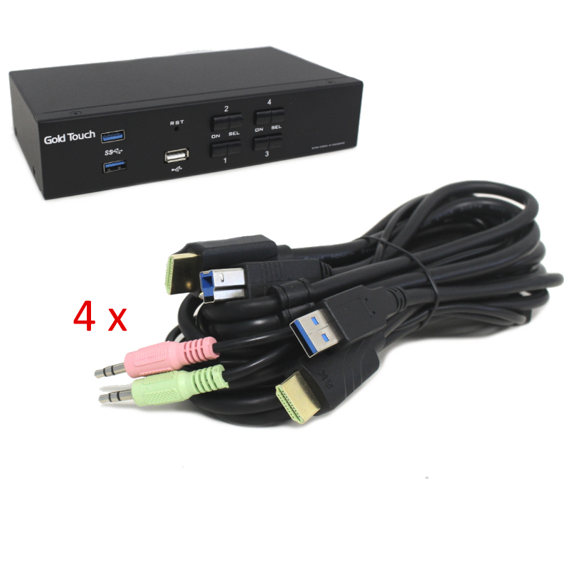 Kvm Hdmi 4 4k60hz 2