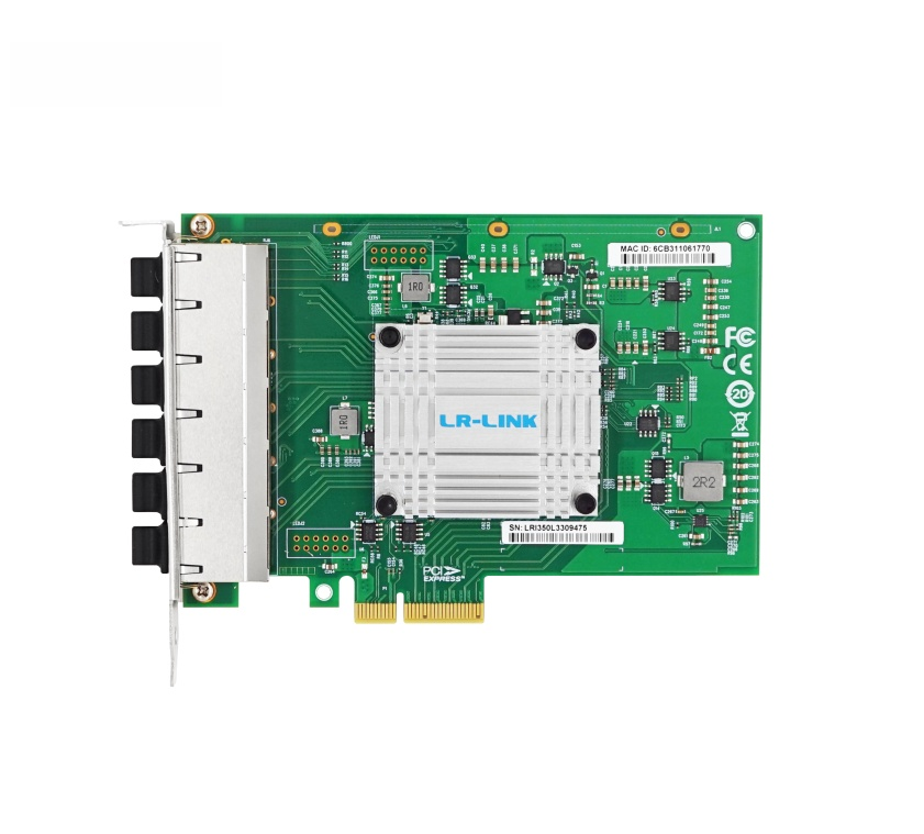 PCIe x4 6ports Gigabit Ethernet