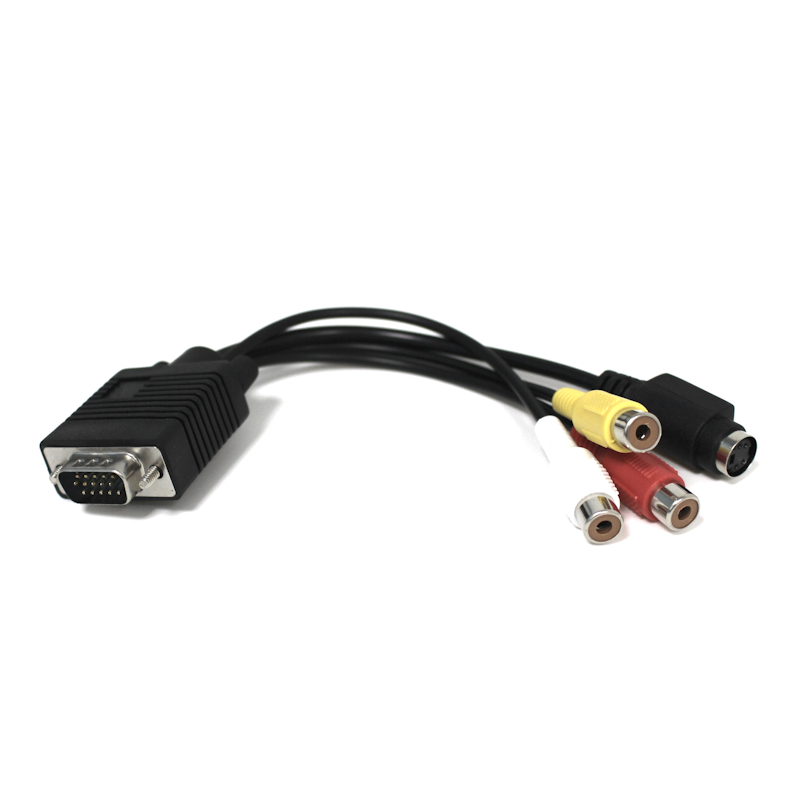 E Vga F Rca S