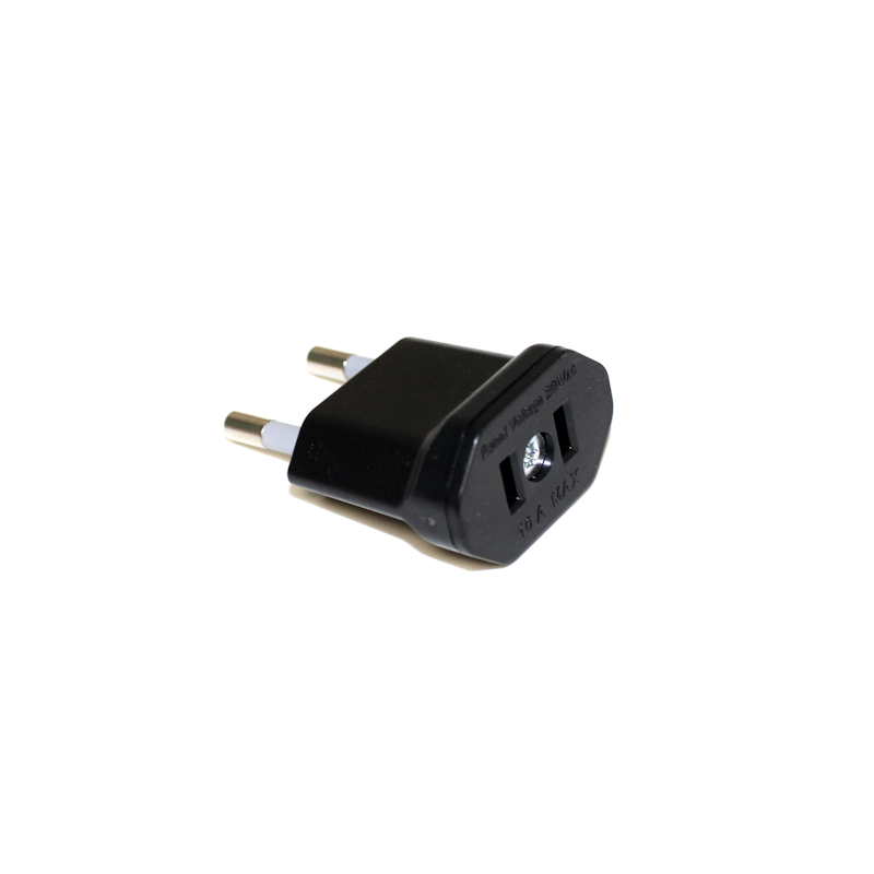 US to EU 2pin Plug Adapter