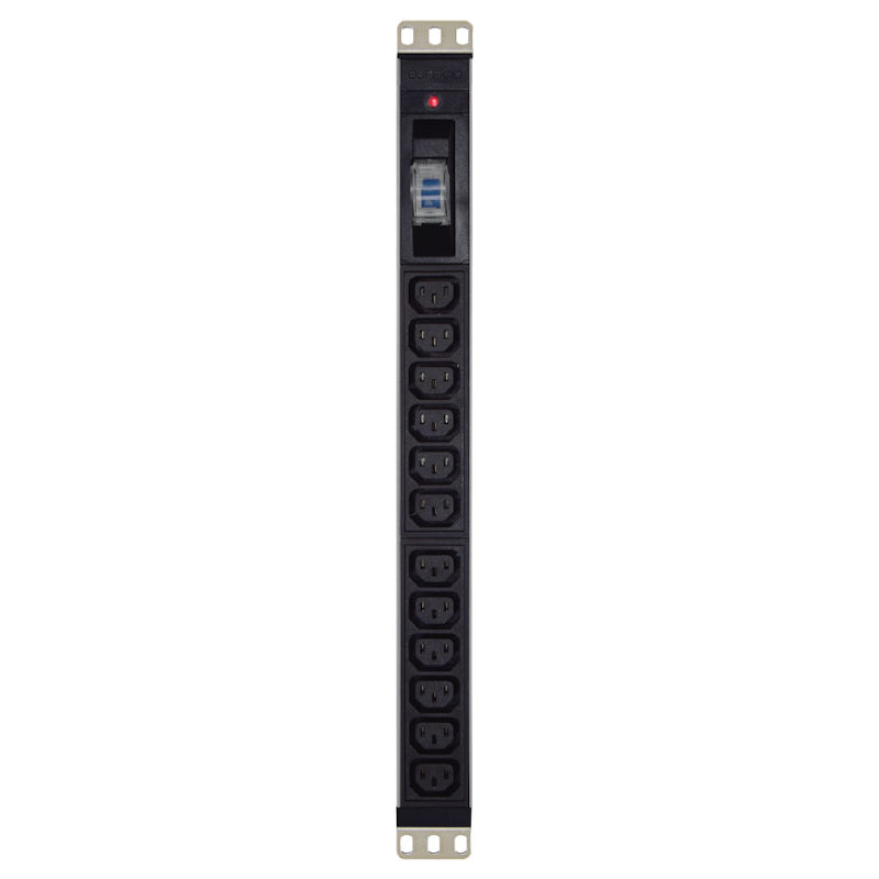 12Ports PDU C13 with Circuit Breaker