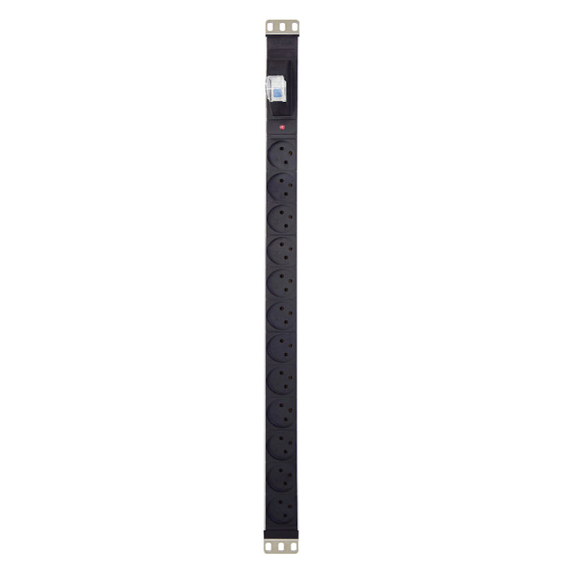 12Ports PDU ISR 3Pin Saeconn with MCB
